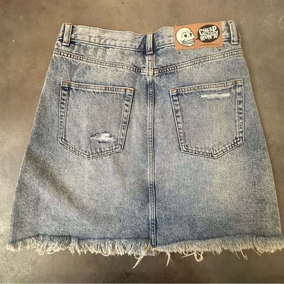 Cheap Monday • Denim Mini Skirt - Picture 5 of 9